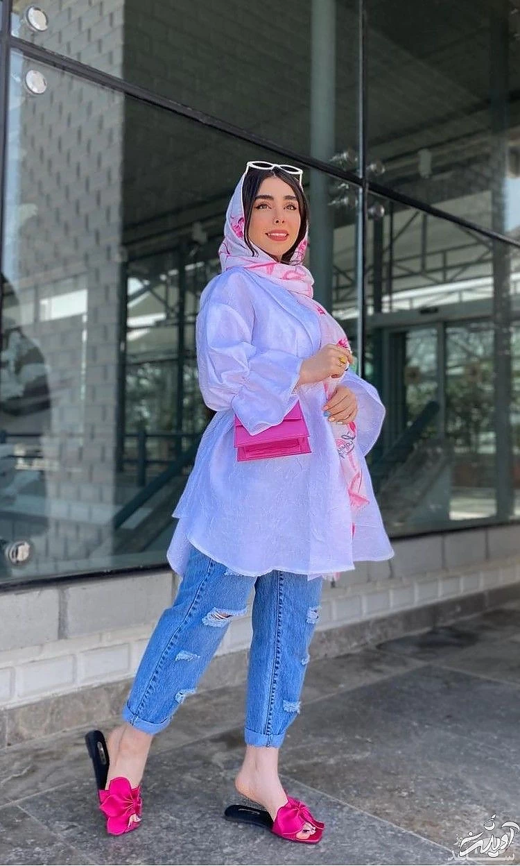 استایل با مانتو سفید